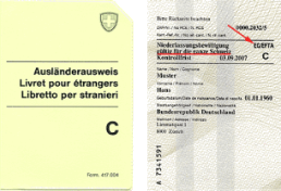 Ausweis C EU/EFTA (Niederlassungsbewilligung)